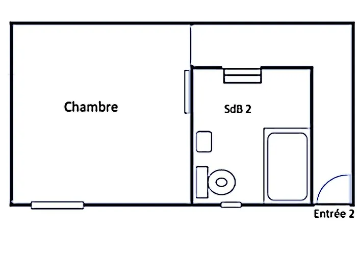 La Glacière - Avec Salle De Bain - 2 Personnes Appartamento